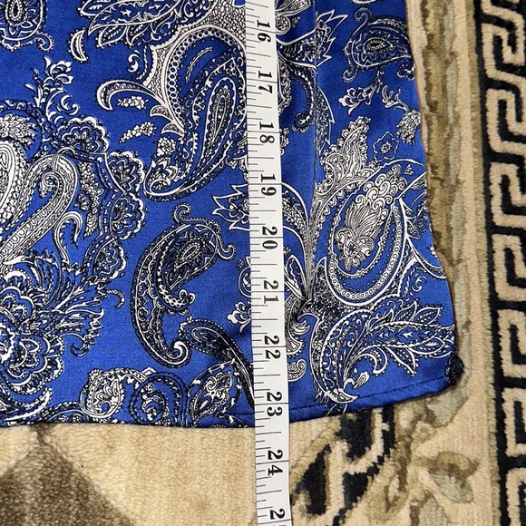 TALBOTS...paisley dress top - Picture 6 of 7